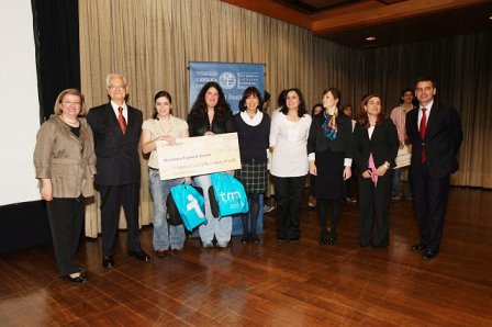 Patrocinadores com equipa vencedora