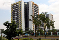 Novos edif�cios do complexo residencial do Zango 